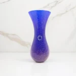 Vase "Cielo Stellato" bleu en verre de Murano - V. Nason & C.