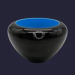 Vase bas "Chiaro-scuro" en verre de Murano