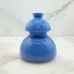 Vase bas Sinuosa corail en verre de Murano - V. Nason & C.