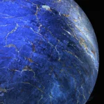 Boule Or Bleu - Impression de Jac Dedoy - VetrinArte