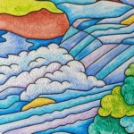 Chant de l’eau – Peinture de Muriel Besnard – VetrinArte 2
