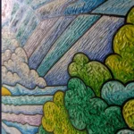 Chant de l’eau – Peinture de Muriel Besnard – VetrinArte 4