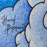 Enroulement de la vague - Peinture de Muriel Besnard - VetrinArte