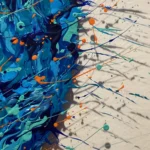 Irradiations 7 - Peinture de Rita Vandenherrewegen - VetrinArte