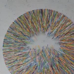 Mikado 6 - Peinture de Rita Vandenherrewegen - VetrinArte