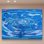 Perles d'eau - Peinture de Muriel Besnard - VetrinArte