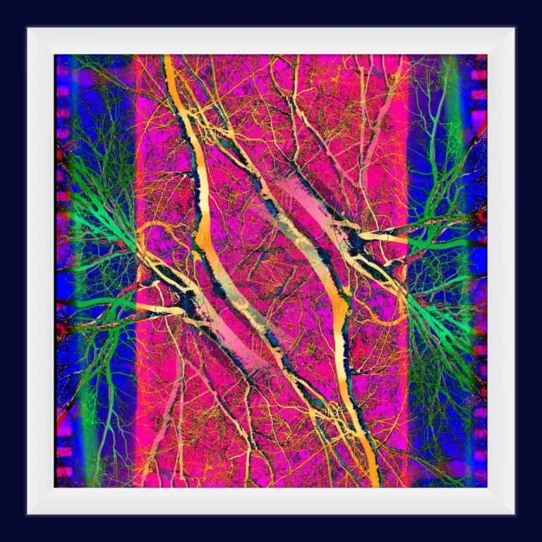 Pop Artbre Fuschia - Impression d'Alexandra Daoust - VetrinArte
