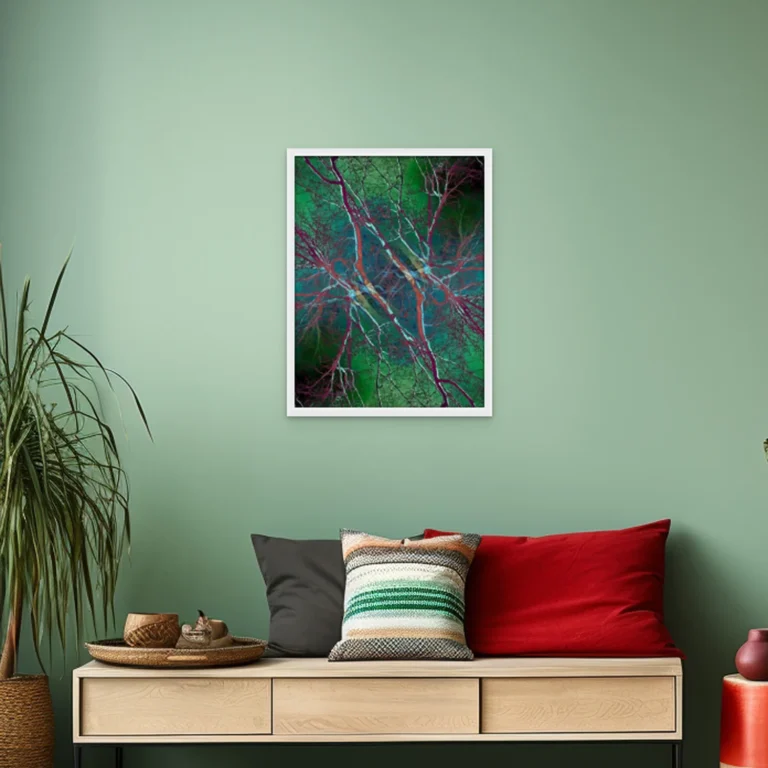 Pop Artbre Green - Impression d'Alexandra Daoust - VetrinArte