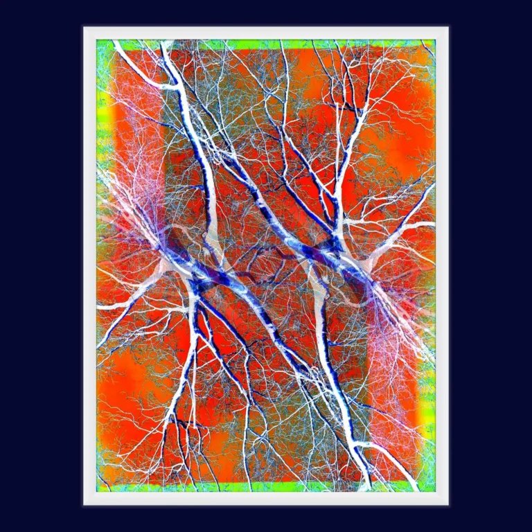Pop Artbre Orange - Impression d'Alexandra Daoust - VetrinArte