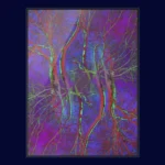 Pop Artbre Violet - Impression d'Alexandra Daoust - VetrinArte