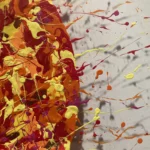 Puls Color - Peinture de Rita Vandenherrewegen - VetrinArte