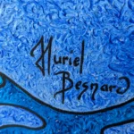 Reflets en mer - Peinture de Muriel Besnard - VetrinArte