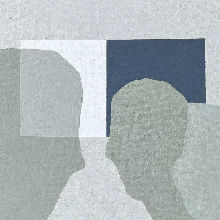 Regards (1) - Peinture de Marc Vanberg