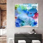 Tasting the Freshness - Peinture de Roxane Malu - VetrinArte