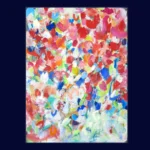 Tu Viens au Jardin - Peinture de Roxane Malu - VetrinArte