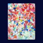 Tu Viens au Jardin - Peinture de Roxane Malu - VetrinArte