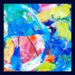 Where the Wild Roses Grow 1 - Peinture de Roxane Malu - VetrinArte