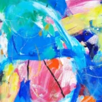 Where the Wild Roses Grow 1 - Peinture de Roxane Malu - VetrinArte