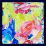 Where the Wild Roses Grow 1 - Peinture de Roxane Malu - VetrinArte
