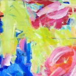 Where the Wild Roses Grow 1 - Peinture de Roxane Malu - VetrinArte