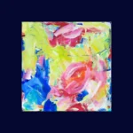 Where the Wild Roses Grow 1 - Peinture de Roxane Malu - VetrinArte